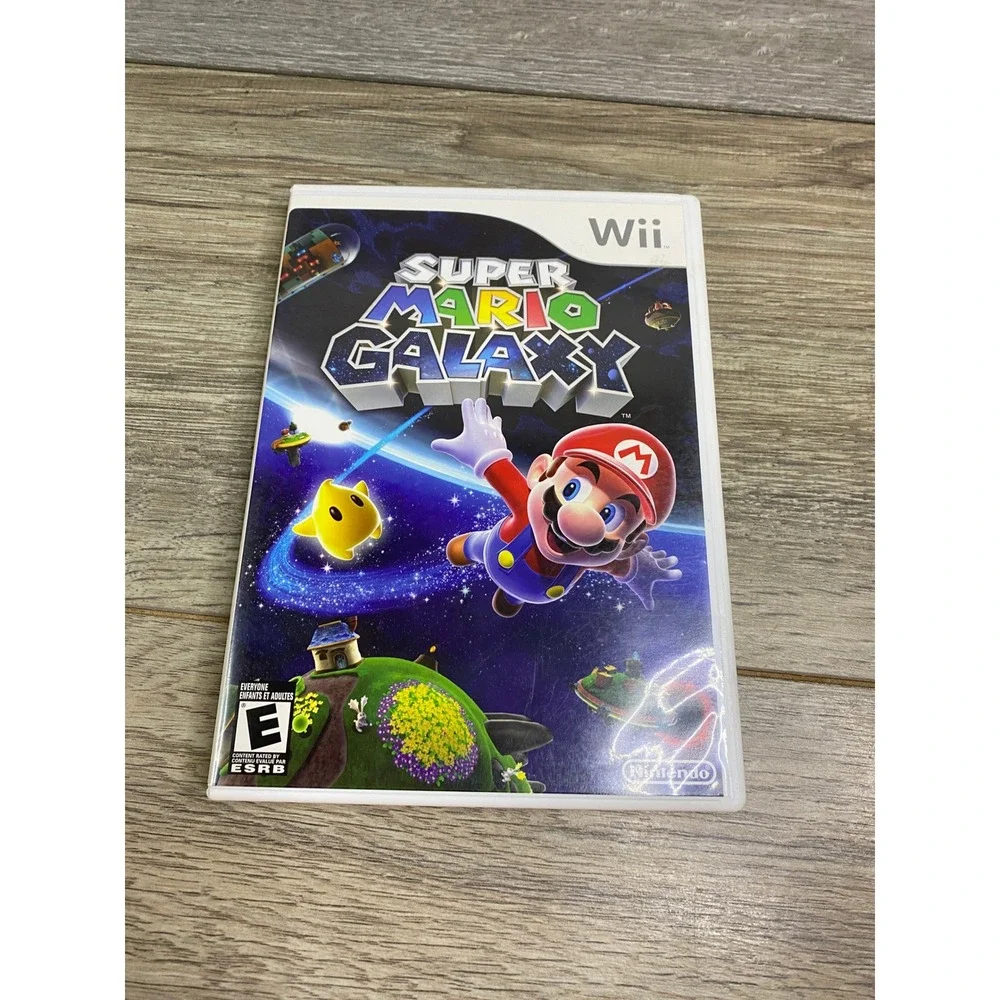 Nintendo Wii Super Mario Galaxy Action‎ Adventure Game RVL P RMGE USZ 2007